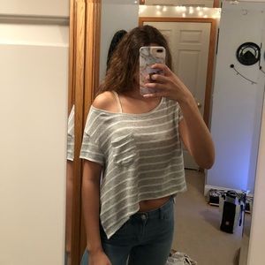 Striped short sleeve